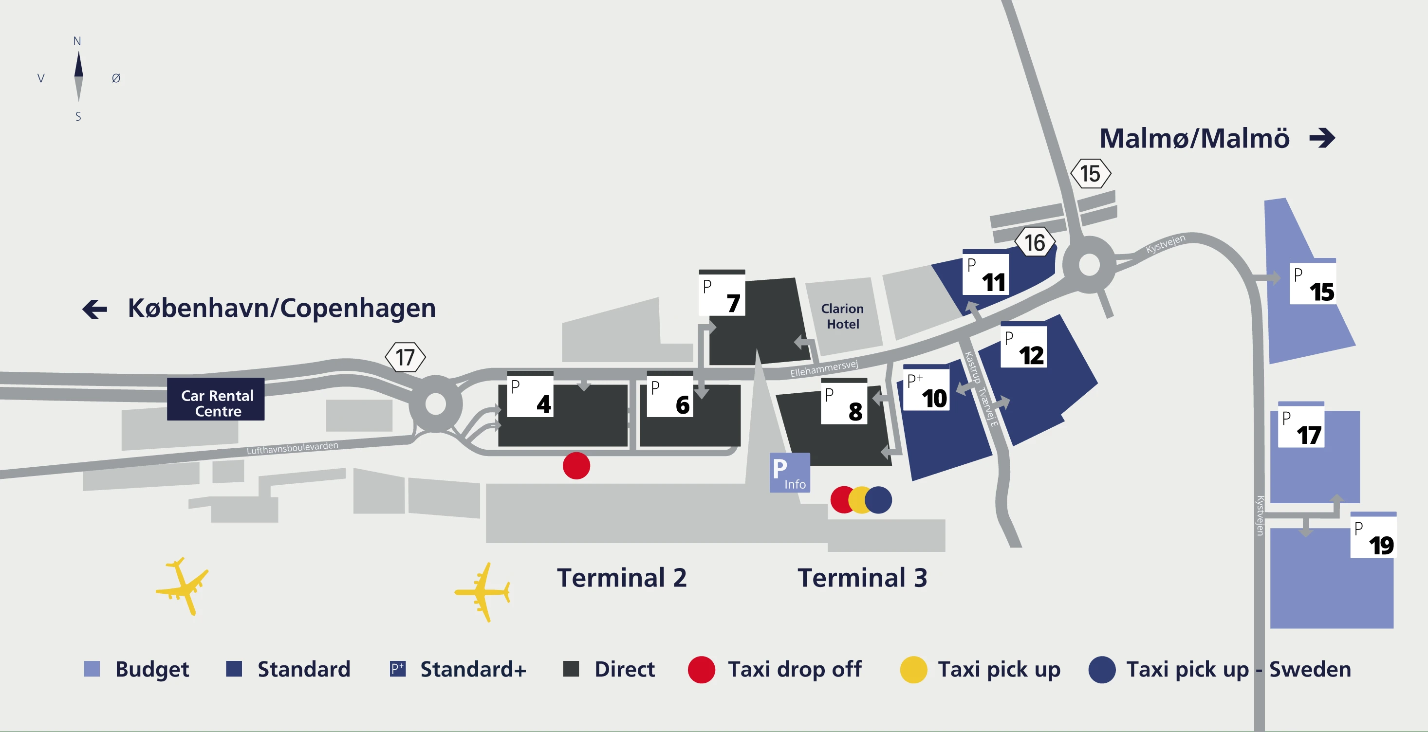 Taxi Pickup at Kastrup Airport